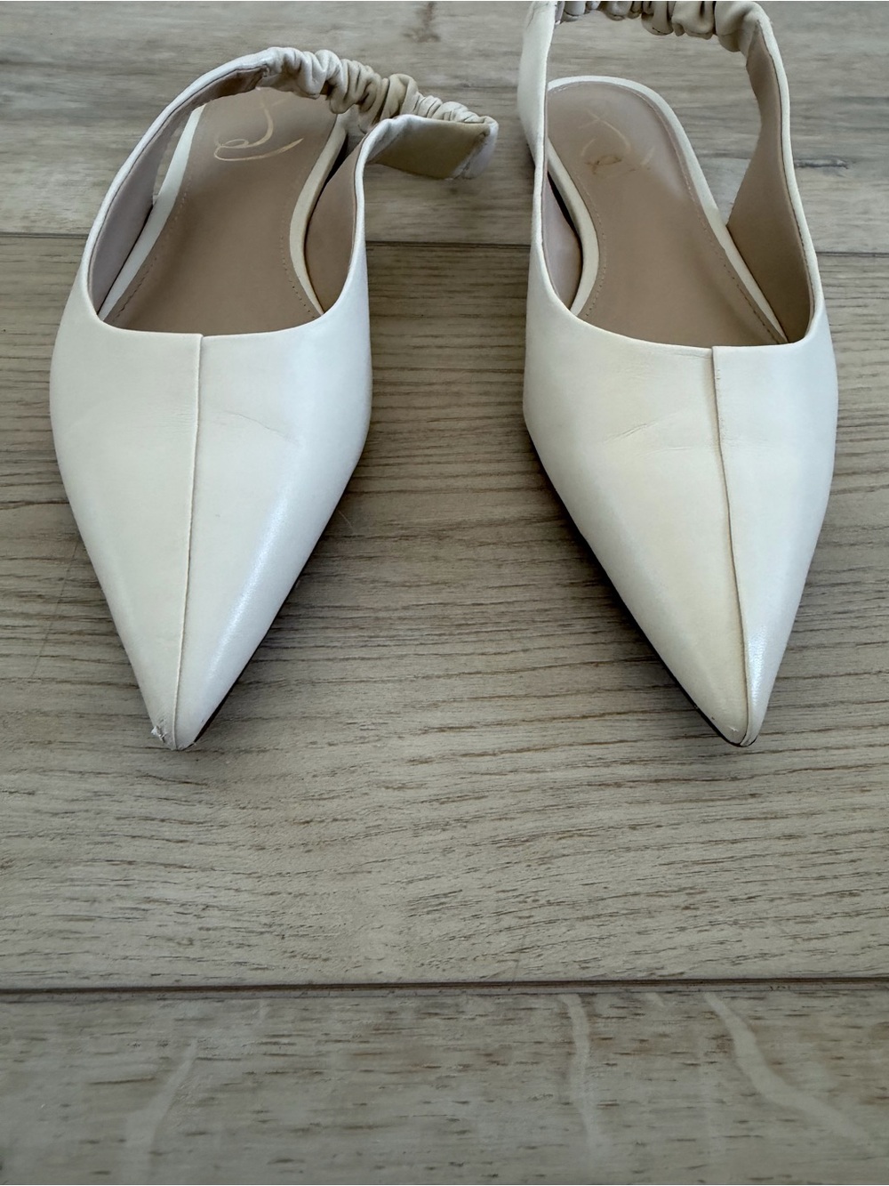 Sam Edelman - Whitney Slingback Flats (ivory leather) - Picture 4 of 5